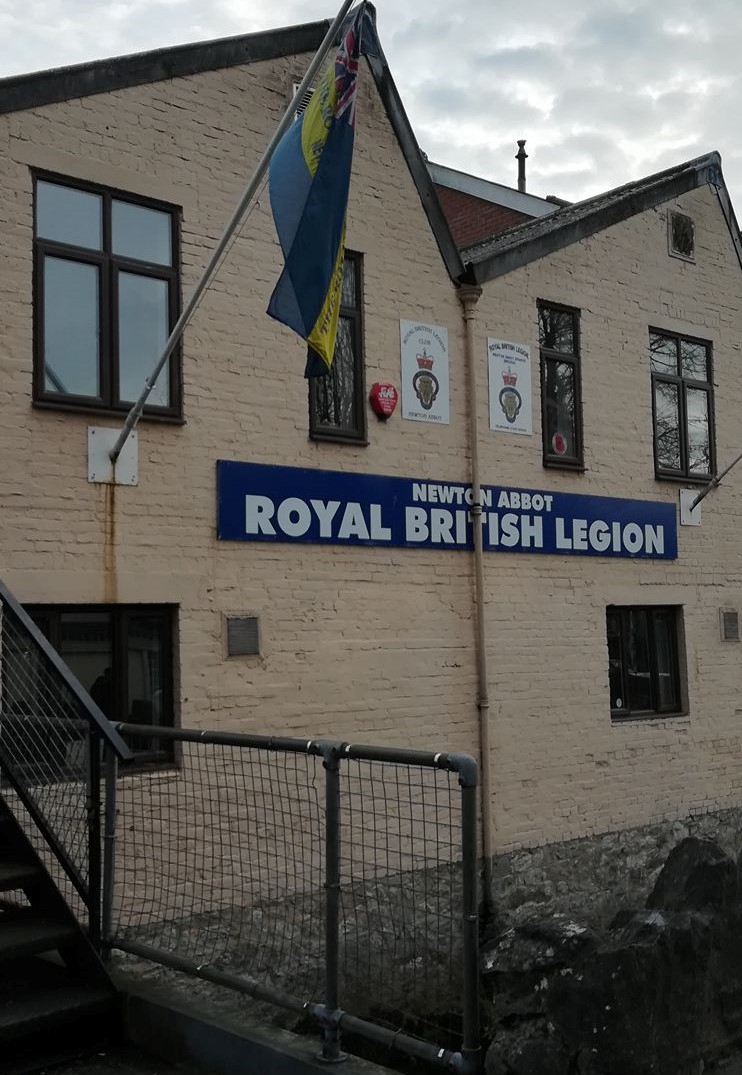 Picture of the RBL Club Newton Abbot building in Marsh Road.